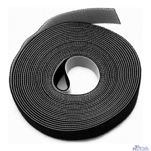 Hyperline WASNR-5x9-BK Лента (липучка) в рулоне, ширина 9 мм, длина 5 м, черная