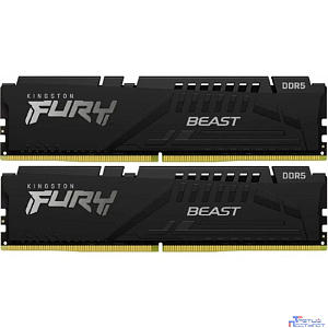 Kingston 32GB 6400MT/s DDR5 CL32 DIMM (Kit of 2) FURY Beast Black EXPO KF564C32BBEK2-32
