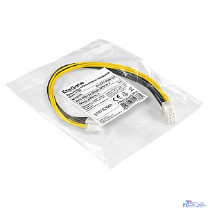 Exegate EX295553RUS Удлинитель кабеля питания материнской платы +12V ExeGate EX-EXT-8M8F-0.3 (8pin EPS12V M/8pin EPS12V F, 0,3м)