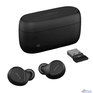 Наушники с микрофоном Jabra Evolve 2 Buds черный внутриканальные BT в ушной раковине (20797-999-989)