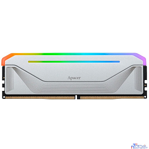 Оперативная память Apacer  DDR5  32GB  6400MHz DIMM NOX RGB White Gaming Memory CL32 1.4V (Retail) 2048*8  Heat Sink (Retail) 3 years (AH5U32G64C552NWAA-1)
