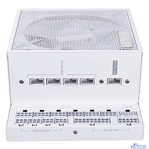 Lian Li  Блок питания  EG0850 / White / ATX 3.1, 850W, 80 PLUS Platinum, PCIe 5.1, APFC, USB HUB, 120mm FDB Fan, Fully Modular / G9P.EG0850.WE00.RU