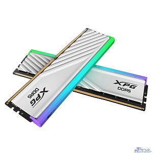 A-data DDR5 2x16GB 6000MHz AX5U6000C3416G-DTLABRWH XPG Lancer RGB RTL PC5-48000 CL34 DIMM 288-pin 1.35В kit dual rank с радиатором Ret