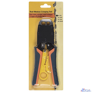 Cabeus HT-500 Инструмент обжимной для RJ-45 (8р8с), RJ-11/12 (6р6с, 6р4с, 6р2с), профессиональный