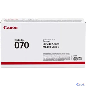 Canon 5639C002  Cartridge 070 Тонер-картридж для MF461w/463dw/465dw/LBP243dw/246dw Black (3000 стр.)  5639C002/5639C004