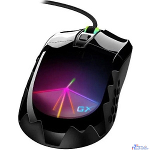 Мышь проводная игровая Genius Scorpion M715, USB, 6 кнопок, оптическая, разрешение 800-7200 DPI, RGB-подсветка Цвет: черный