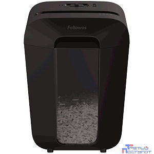 Fellowes Шредер PowerShred LX70 FS-44075(01), черный {DIN P-4, 4х37мм, 11 лст., 18 лтр., уничт.: скрепки,скобы,карты}