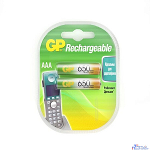 GP ReEnergy 65AAAHC AAA, емкость 650 мАч (65AAAHCRGY-2CRCB2)(2шт. в уп-ке)  аккумулятор