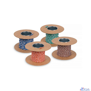 Cabeus UTP-1P-Cat.5e-SOLID-CROSS-100-OR (Jumper Wire) Кроссировочная витая пара, неэкранированная U/UTP, категория 5e, 1 пара (24 AWG), одножильный (solid), без общей внешней оболочки, оранжевая, 100м