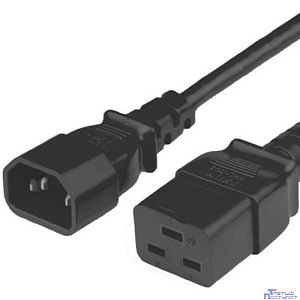 Кабель питания Filum FL-PC16-C14-C19-1.8M С14- C19, 3х1 мм?, 220В, 10A, чёрный, 1.8 м. (1010479)