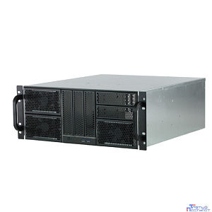 Procase RE411-D5H9-E-55 Корпус 4U server case,5x5.25+9HDD,черный,без блока питания,глубина 550мм,MB EATX 12"x13" [RE411-D5H9-E-55]