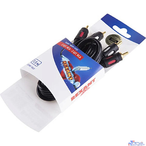 Rexant (06-3043) Шнур 2RCA - 2RCA, 1,5м, Gold