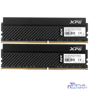 A-data DDR5 32GB (2 x 16Gb) DDR4 UDIMM, XPG SPECTRIX D45G, 3600MHz CL18-22-22, 1.35V, Черный Радиатор