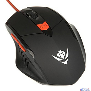 Мышь Dialog MOG-11U Nakatomi Gaming - 6 кнопок + ролик, USB ,черная
