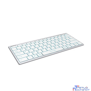 Клавиатура A4Tech Fstyler FX61 белый USB slim LED (FX61 WHITE)