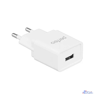 PERFEO Сетевое зарядное устройство с разъемом USB, 2А, белый (I4657)