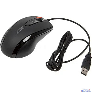 Мышь игровая A4Tech X-718BK , черный , оптическая, 3000dpi , USB, 6 кнопок, RTL {20} (758994/94398)