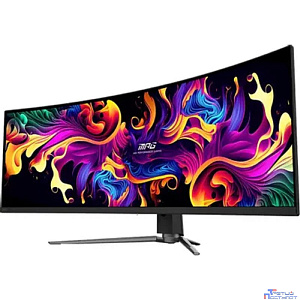 MSI MPG 49" 491CQP QD-OLED черный {QD-OLED Curved 5120x1440 144Hz 0.03ms 178/178 32:9 2xHDMI 1xDisplayPort USB-C 2xUSB2.0 VESA} [9s6-3fa84t-010]
