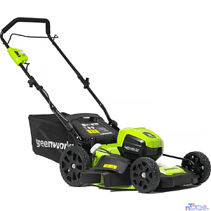 Greenworks Газонокосилка аккумуляторная Greenworks GD40LM46HP, 40V, 46 см, бесщеточная, без АКБ и ЗУ [2514407]