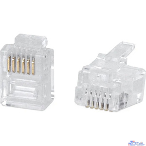 Cabeus 6P6C Телефонный коннектор RJ-12