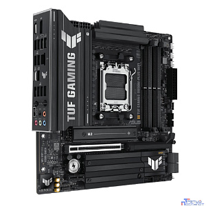 ASUS TUF GAMING B850M-PLUS WIFI (Socket AM5, mATX, 4xDDR5(256GB), DP/HDMI, 1xPCIe 5.0x16/1xPCIe 4.0x1, 1xLAN (2.5GbE), Wi-Fi, BT, 4xSATA 6Gb/s, 3xM.2, 1xType-C, 7xUSB 3.2, 4xUSB 2.0)