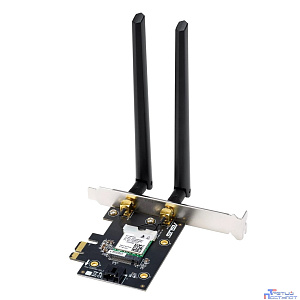 ASUS PCE-AXE5400 Беспроводной двухдиапазонный PCI Express адаптер AXE5400 + Bluetooth 5.2, внешняя съемная антенна, Wi-Fi 6 (ax)