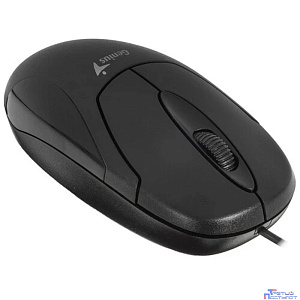 Genius Мышь XScroll V3 black { USB, G5 optical 1000dpi, подходит под обе руки } [31010233100/31010021400]