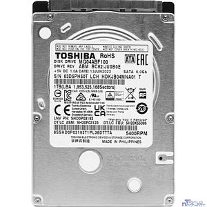 1TB Toshiba SATA3 MQ04ABF100 MQ04 512E (5400rpm) 128Mb 2.5"