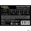 Exegate EX292227RUS Блок питания 400W ExeGate TPS400 (TFX, 8cm fan, 24pin, 4+4pin, 3xSATA, 2xIDE, black)