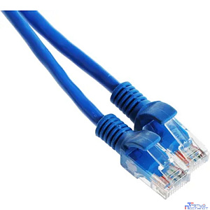 Патч-корд UTP Cablexpert PP12-15M/B кат.5e, 15м, литой, многожильный (синий)