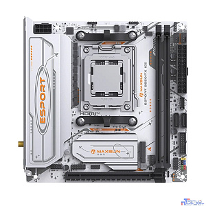 MAXSUN MS-eSport B850ITX WIFI ICE (Socket AM5, mini-ITX, 2*DDR5(96Gb), DP/HDMI,  2*SATA3, 2*M.2,  1*PCIEx16, 4*USB2.0, 2*USB 3.0, 1*Type-C, LAN 1*2,5G, Bluetooth, Wi-Fi 802.11ax, RTL)