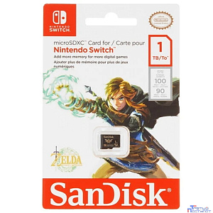 SecureDigital 1TB SanDisk Nintendo MicroSDXC UHS-I card for Nintendo Switch, Zelda Edition- 1TB, Up to 100MB/s read; up to 90MB/s write