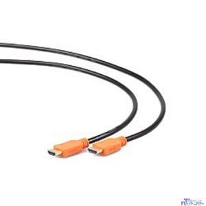 Кабель HDMI Cablexpert 19M/19M, v2.0, серия Light, позол.разъемы, экран, 1.8м, черный, пакет (CC-HDMI4L-6)