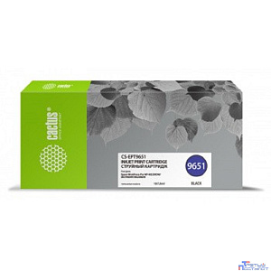 CACTUS CS-ept9651  Картридж для Epson WorkForce Pro WF-M5299DW/M5799DWF, черный (187мл)