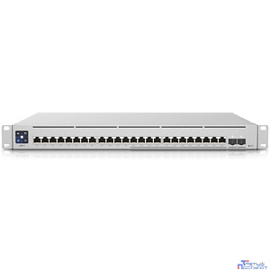 UBIQUITI USW-Enterprise-24-PoE PoE-коммутатор в стойку, 12х 2.5G RJ45, 12х 1G RJ45, 2х 10G SFP+, раздача 400 Вт