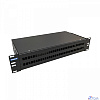 NTSS Кросс NTSS оптический 19'' укомплектованный 2U, 64 порта LC/UPC duplex, 50/125 мкм (сплошная панель, сплайс-кассета 4шт, пигтейлы, КДЗС, адаптеры) черный RAL 9005 NTSS-RFOB-2U-64-2LC/U-50-SP1.5G0