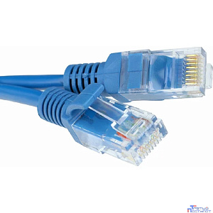 Гарнизон PC-UTP-5e-5-B кат.5e, Патч-корд UTP 5м, литой, многожильный (синий)