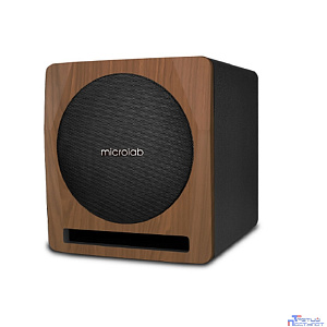 Microlab SOLO SUB10 {200 Вт RMS, Сопротивление: 10'', 4 Ом; Усилитель: класс D; Входы: RCA, сбалансированный 1/4" джек, Регулировка гр, LPF: 50-150 Гц, LIFT/GND режим, Размеры: 340х370х400 мм}