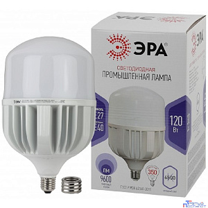 ЭРА Б0051794 Лампа светодиодная STD LED POWER T160-120W-6500-E27/E40 E27 / E40 120Вт колокол холодный дневной свет  505639628047