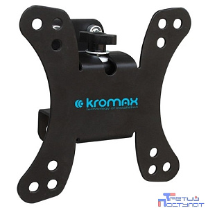 Kromax GALACTIC-10 черный 15"-32" макс.20кг настенный поворот и наклон