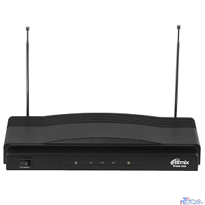 RITMIX RWM-210 {2 микрофона: 87.5 МГц - 92 МГц; раб. частоты: 100 Гц - 10 000 Гц;Чувств.: -30 дБ +/-3 дБ; пит. системы: AC 220 в  / 500 мА}