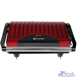 Сэндвичница KitFort КТ-1609 Panini Maker,  красный