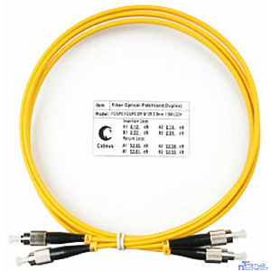 Cabeus FOP(d)-9-FC-FC-1,5m Шнур оптический duplex FC-FC 9/125 sm 1,5м LSZH