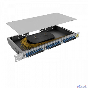 NTSS Кросс 19" NTSS PREMIUM, предсобранный 1U, 8 портов SC/UPC, 9/125 мкм, (сплайс, пигтейлы, кдзс, планки, адаптеры) NTSS-RFOB-PM-1U-8-SC/U-9-SP1.5G1A