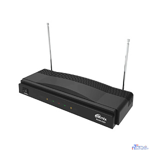 RITMIX RWM-220 {2 микрофона: 87.5 МГц - 92 МГц; раб. частоты: 100 Гц - 10 000 Гц;Чувств.: -30 дБ +/-3 дБ; пит. системы: AC 220 в  / 500 мА}