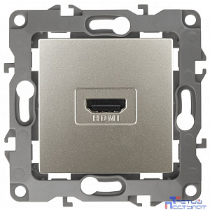 Эра Б0027490 12-3114-15 Розетка HDMI, Эра12, перламутр