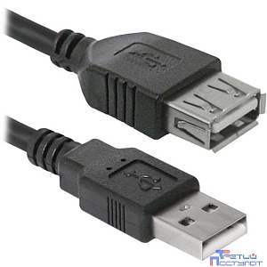 Defender USB кабель USB02-17 USB2.0 AM-AF, 5.0м (87454)
