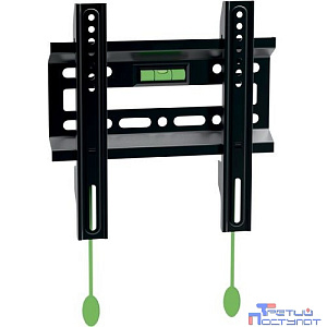 Кронштейн ONKRON/ 17-42" макс. 200*200, наклон 0?, поворот 0?, от стены 30мм, вес до 30кг, черный