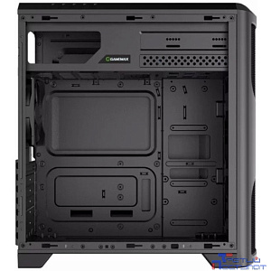 Gamemax G562 Matrix ATX case, black, w/o PSU, w/1xUSB3.0+2xUSB2.0, w/1x12cm 32xLeds Blue LED rear fan