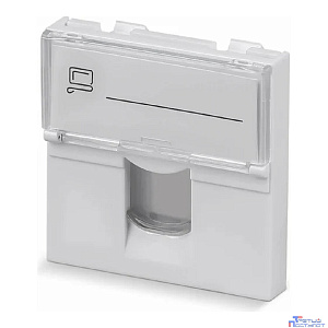 Cabeus FP-L-45-1M Вставка 45x45 (Mosaic) для 1 модуля формата Keystone Jack (арт.078604)